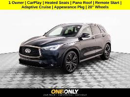 2021 INFINITI QX50 with Black Obsidian Exterior