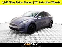 2020 Tesla Model Y with Midnight Silver Metallic Exterior