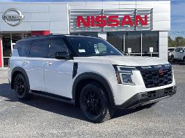 2026 Nissan Armada with Aspen White/Super Black Exterior