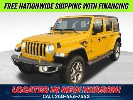 2018 Jeep Wrangler Unlimited with Baja Yellow Clearcoat Exterior