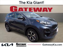 2020 Kia Sportage with Pacific Blue Exterior