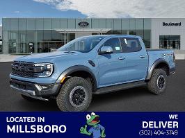 2025 Ford Ranger with Azure Gray Metallic Tri-Coat Exterior