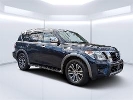 2020 Nissan Armada with Hermosa Blue Pearl Exterior
