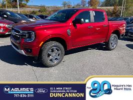 2025 Ford Ranger with Ruby Red Tinted Exterior