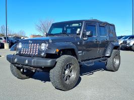 2017 Jeep Wrangler Unlimited with Granite Crystal Metallic Clearcoat Exterior
