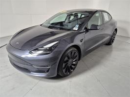 2023 Tesla Model 3 with Midnight Silver Metallic Exterior
