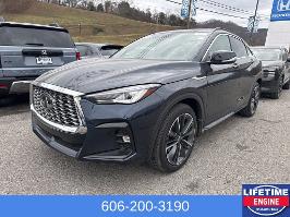2025 INFINITI QX55 with Hermosa Blue Exterior