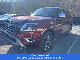 2024 Nissan Armada with Coulis Red Pearl Exterior