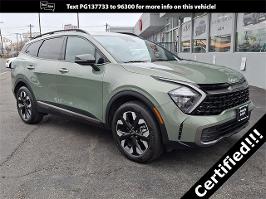 2023 Kia Sportage with Jungle Green Exterior
