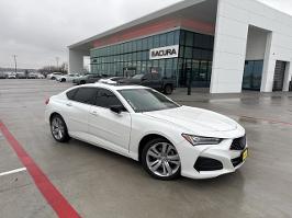 2023 Acura TLX with Platinum White Pearl Exterior