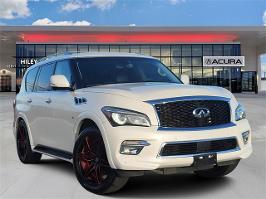2017 INFINITI QX80 with Majestic White Exterior