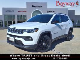 2023 Jeep Compass with Bright White Clearcoat Exterior