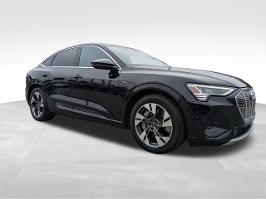 2022 Audi E-Tron Sportback with Mythos Black Metallic Exterior
