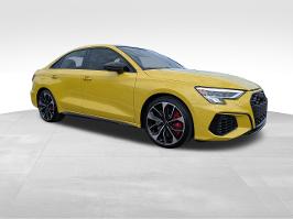 2023 Audi S3 with Python Yellow Metallic Exterior