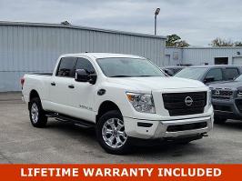 2024 Nissan Titan XD with Glacier White Exterior