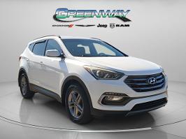 2017 Hyundai Santa Fe Sport with Frost White Pearl Exterior