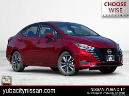2025 Nissan Versa with Scarlet Ember Tintcoat Exterior