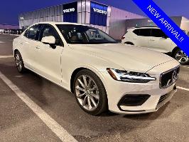 2020 Volvo S60 with Crystal White Pearl Exterior