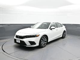 2024 Honda Civic Hatchback with Platinum White Pearl Exterior