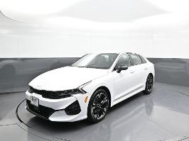 2023 Kia K5 with Glacial White Pearl Exterior