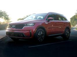 2023 Kia Sorento Hybrid with Gravity Blue Exterior