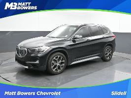 2021 BMW X1 with Black Sapphire Metallic Exterior