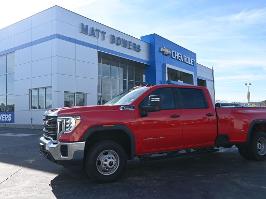 2022 GMC Sierra 3500HD with Cardinal Red Exterior