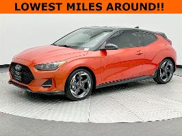 2019 Hyundai Veloster with Sunset Orange w/Black Roof Exterior