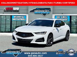 2023 Acura TLX with White Exterior