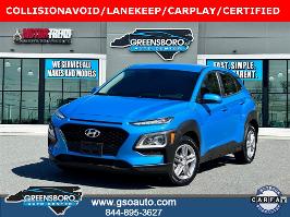 2020 Hyundai Kona with Surf Blue Exterior