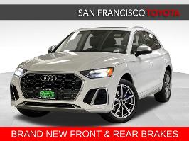 2021 Audi SQ5 with Glacier White Metallic Exterior