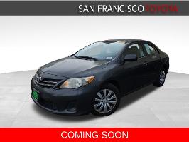 2013 Toyota Corolla with Magnetic Gray Exterior