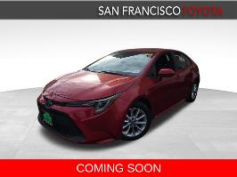 2021 Toyota Corolla with Red Exterior