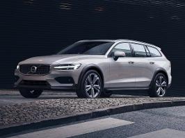 2021 Volvo V60 Cross Country with Ice White Exterior