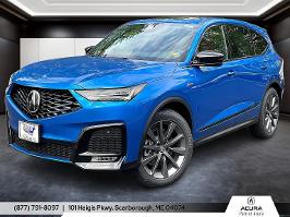 2026 Acura MDX with Double Apex Blue Pearl Exterior