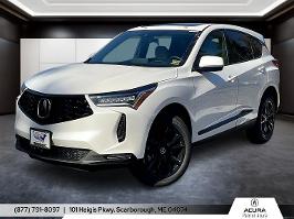 2025 Acura RDX with Platinum White Pearl Exterior