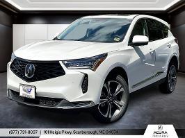 2025 Acura RDX with Platinum White Pearl Exterior