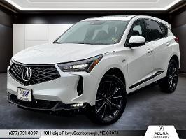 2025 Acura RDX with Platinum White Pearl Exterior