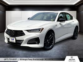 2025 Acura TLX with Platinum White Pearl Exterior