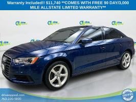 2015 Audi A3 with Scuba Blue Metallic Exterior