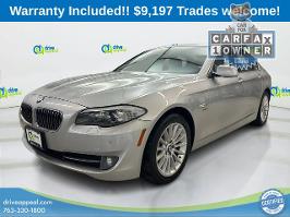 2011 BMW 5 Series with Titanium Silver Metallic Exterior