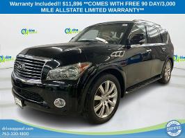 2013 INFINITI QX56 with Black Obsidian Exterior