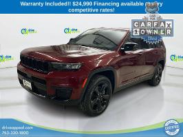 2021 Jeep Grand Cherokee L with Velvet Red Pearlcoat Exterior