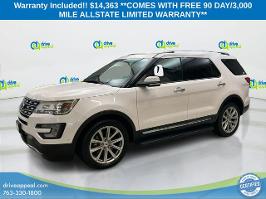 2017 Ford Explorer with White Platinum Exterior