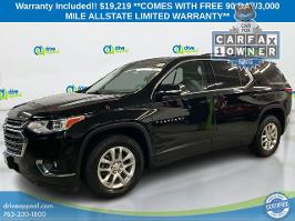 2019 Chevrolet Traverse with Mosaic Black Metallic Exterior