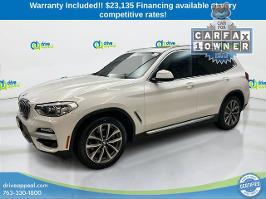 2019 BMW X3 with Alpine White Exterior