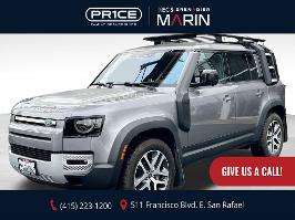 2020 Land Rover Defender with Indus Silver Metallic Exterior